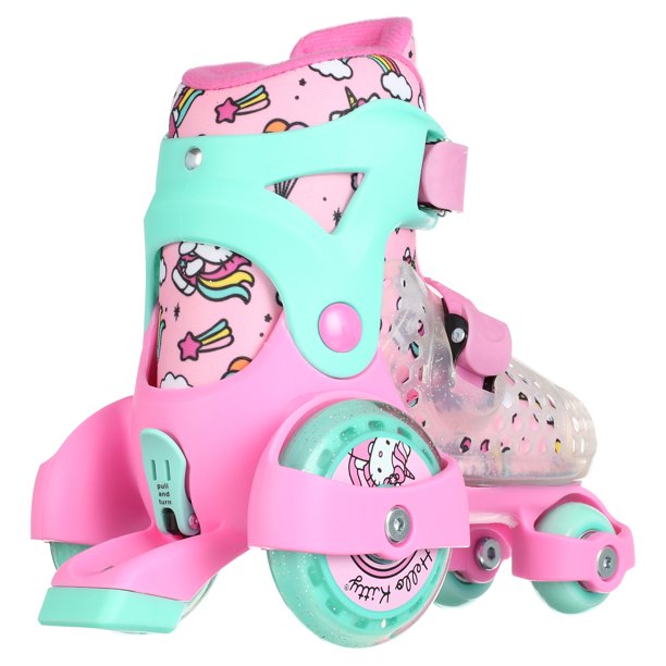 Roller Derby W1968GM EZRoll Adjustable Hello Kitty Skates Size 11-2