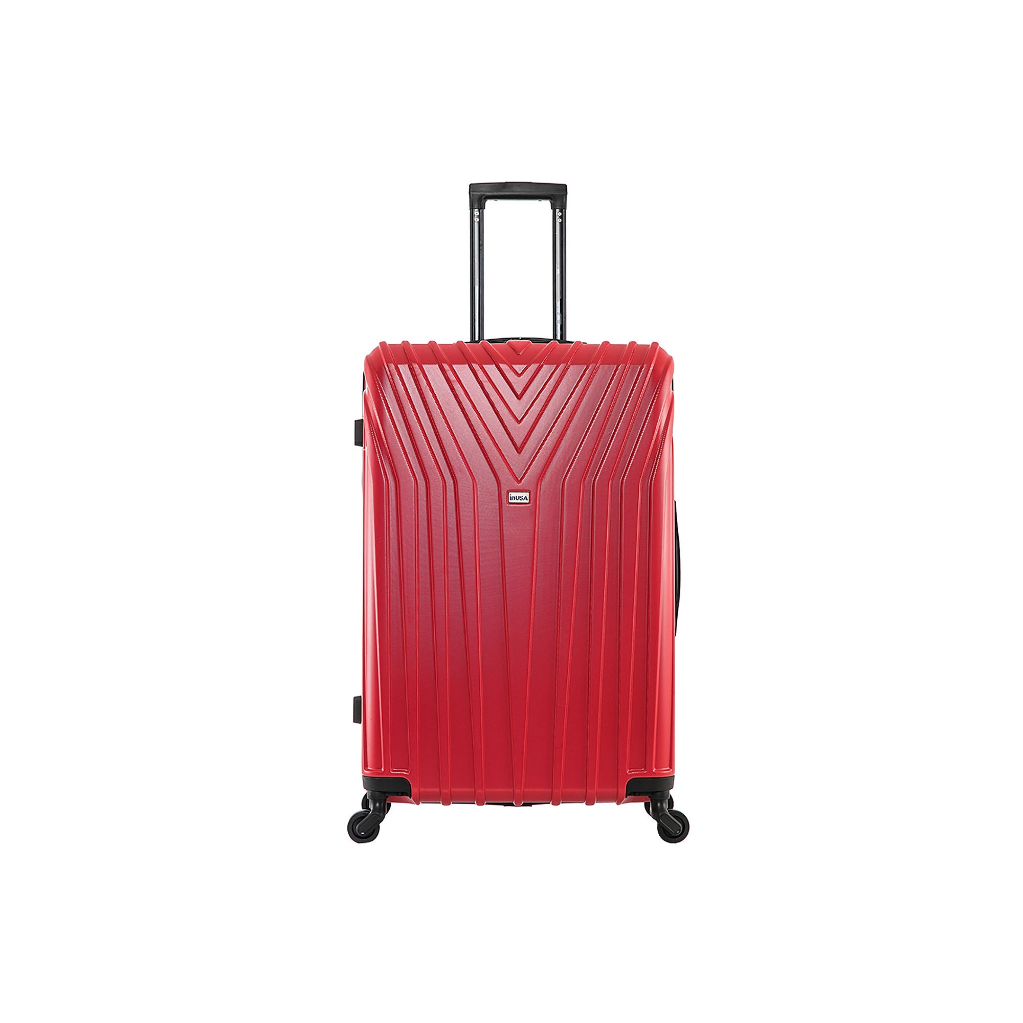 Inusa Vasty 28 Hardside Lightweight Spinner Luggage - RED ONE SIZE