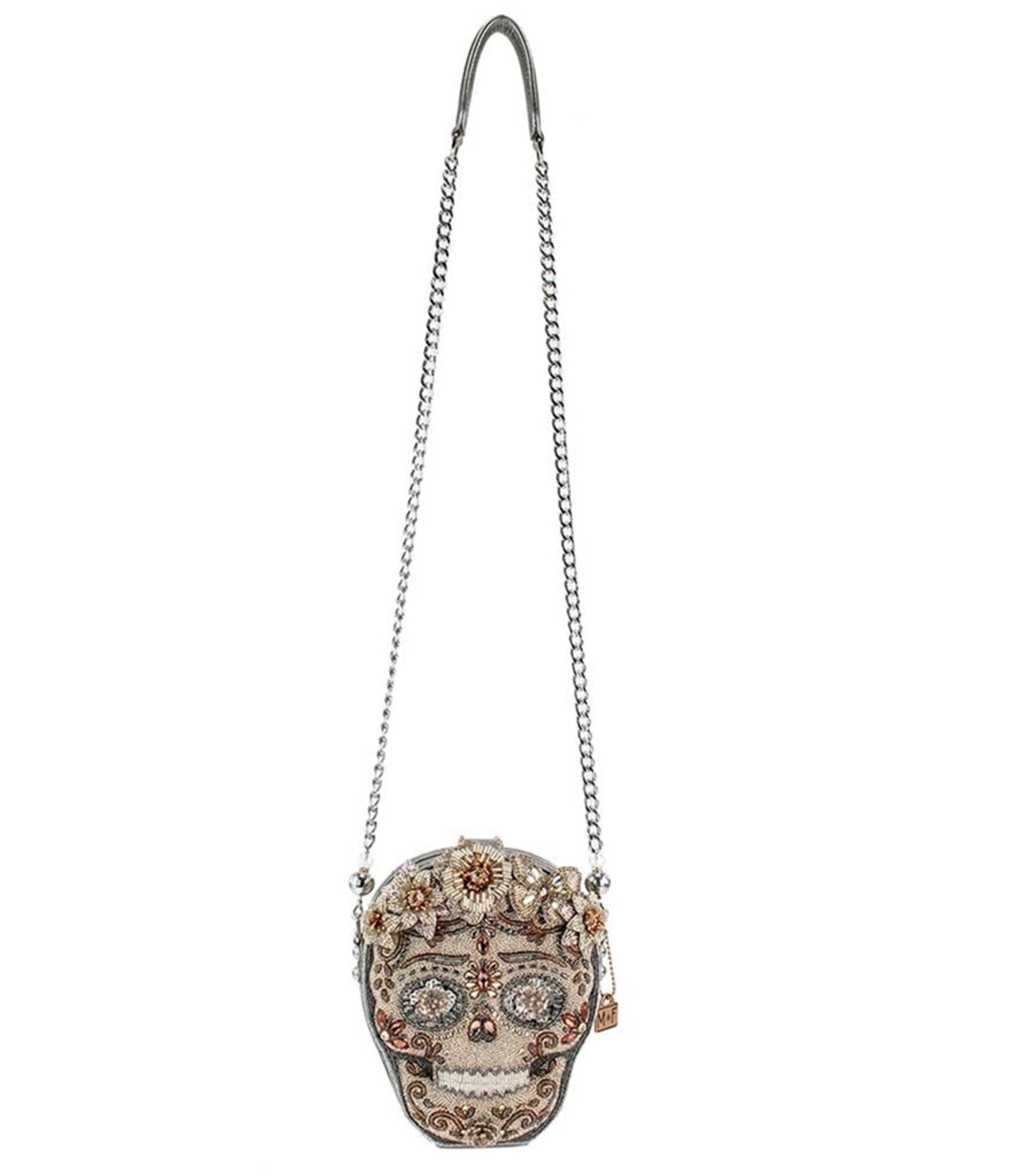 Mary Frances Shining Skull Crossbody Handbag