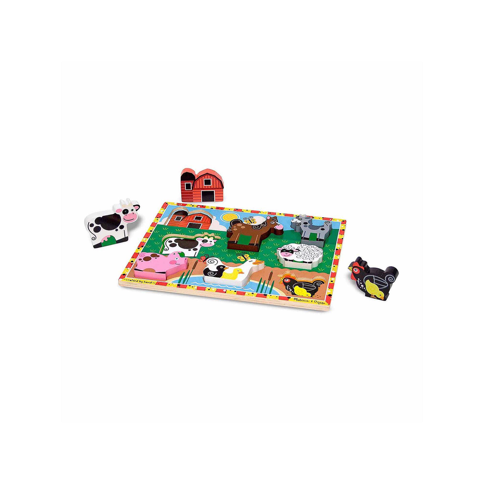 Melissa and Doug 13723 Farm Chunky Puzzle