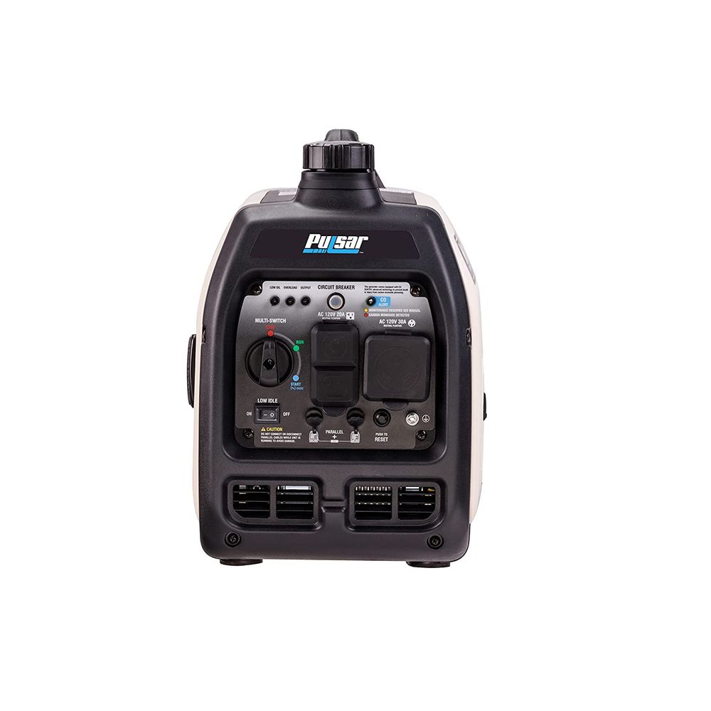 Pulsar PGD40ISCO 4000W Super Quiet Inverter Gasoline Powered Generator with Recoil Start and CO Shutdown
