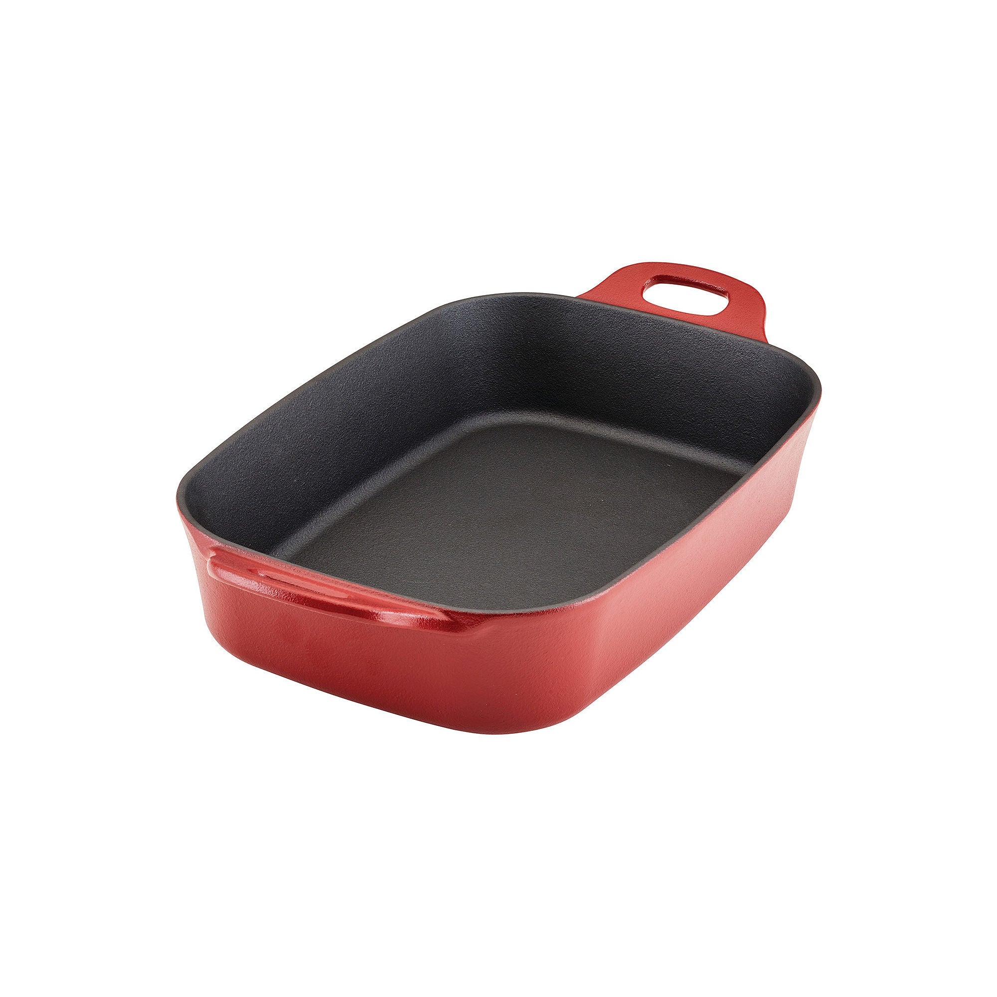 Rachael Ray Nitro Cast Iron 9X13 Roasting Pan - RED ONE SIZE