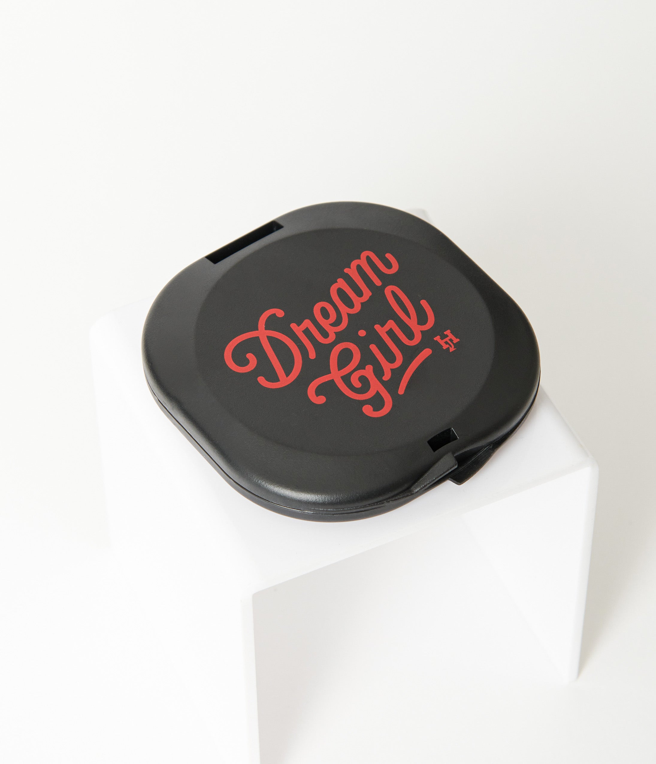 Black Dream Girl Compact Mirror