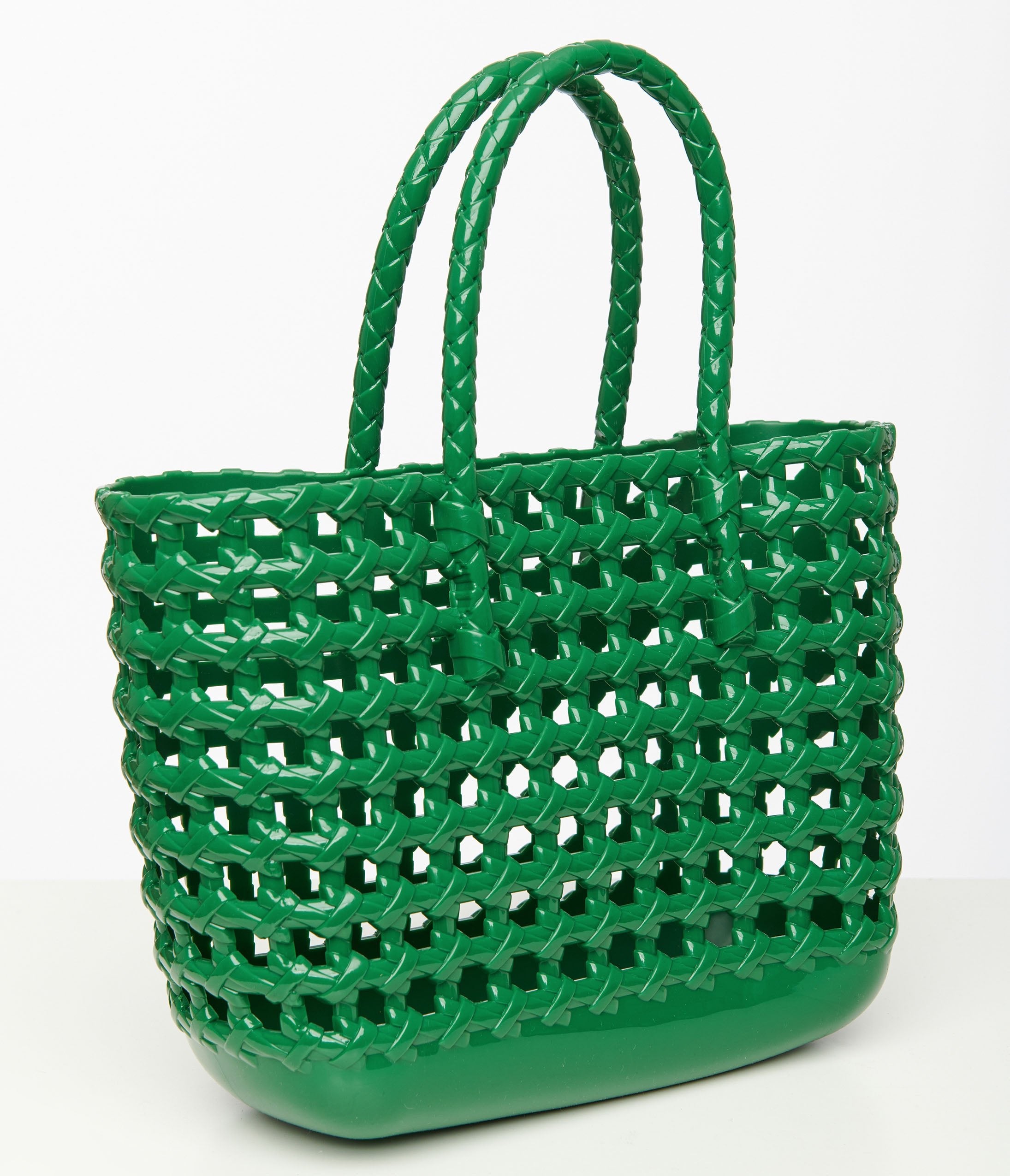 1970s Green Net Handbag