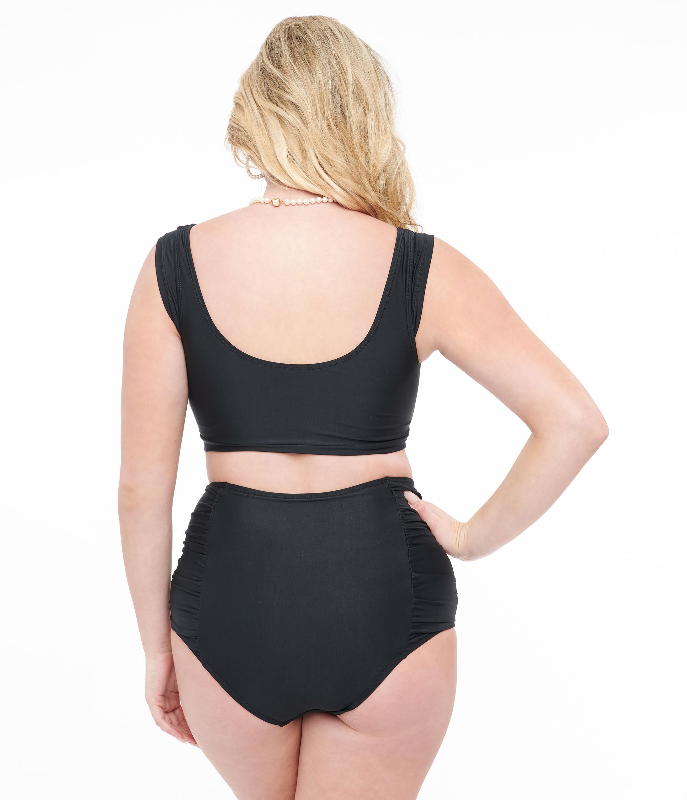 Black Two Piece Swim Set