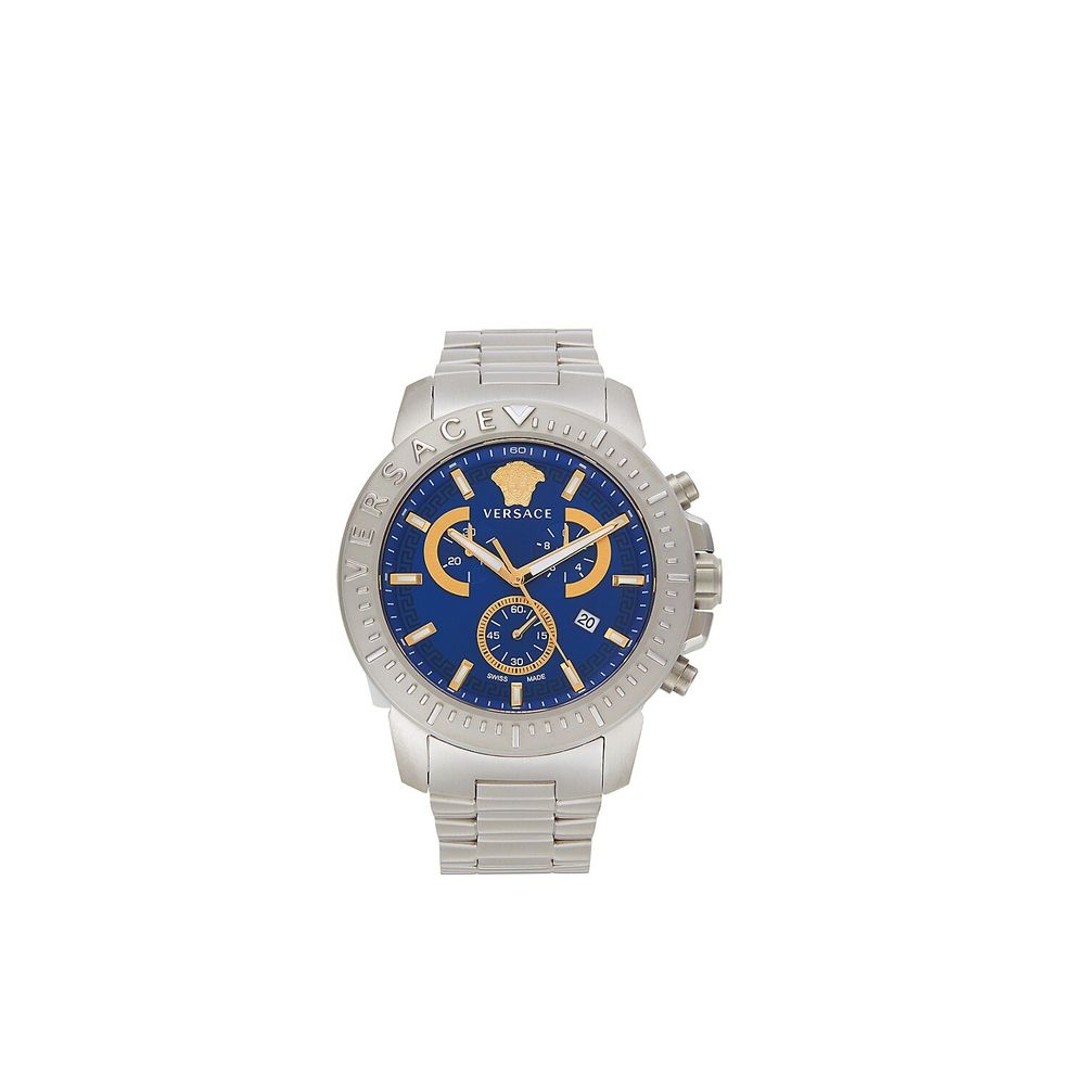 Versace VE2E00721 Chrono Chronograph Quartz Blue Dial Men's Watch