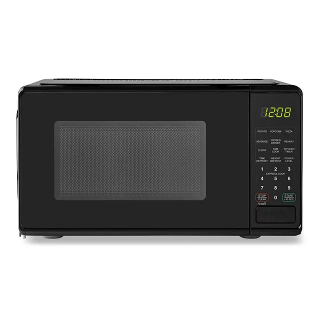 Mainstays MSF0B100072352 .7 Cu ft Countertop Microwave Oven, 700 Watts Black