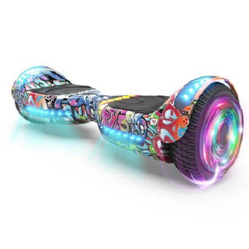 Hoverstar Hover Board Flash Wheel Bluetooth Speaker with LED Light, 6.5 Inch