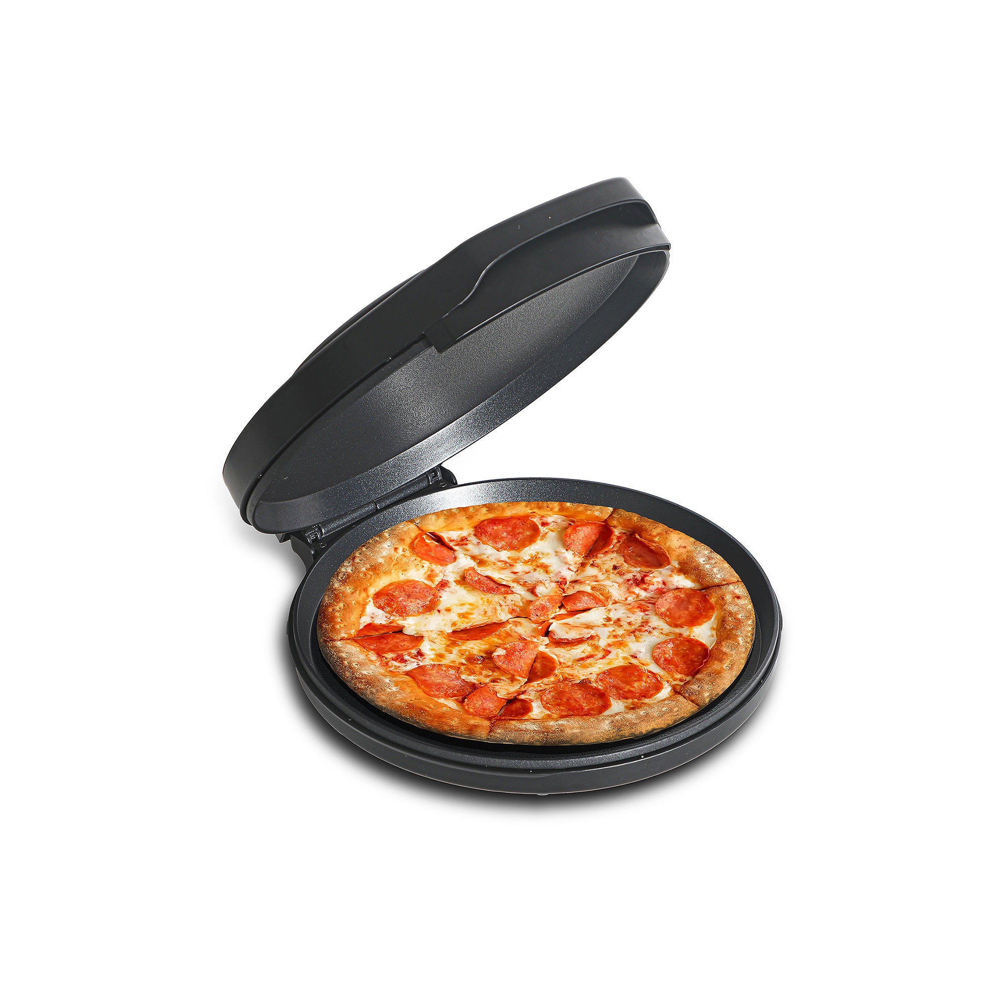 Commercial Chef Chqp12r 12-Inch Pizza Maker 12 Inch Black CHQP12R - BLACK ONE SIZE