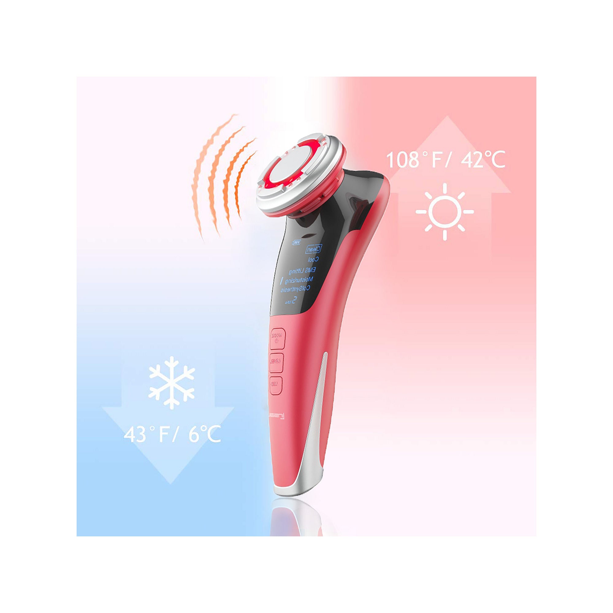 Linsay Rejuvenation - Lifting Device Ems Technology Warm/Cool Led Massager L-2 - MULTI ONE SIZE