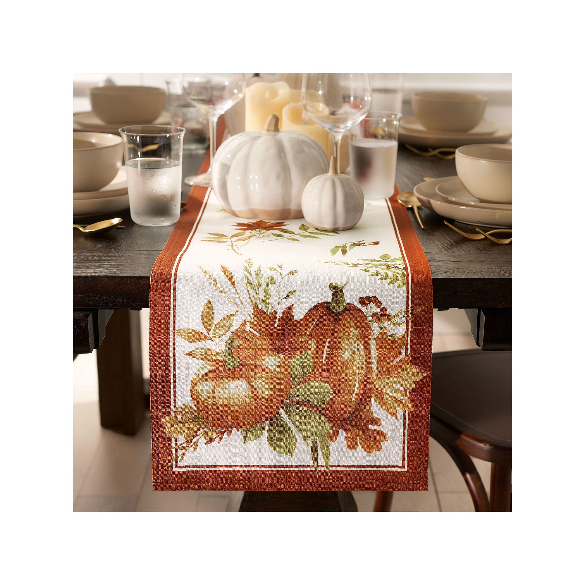 Elrene Home Fashions Autumn Grove Table Runner - MULTI ONE SIZE