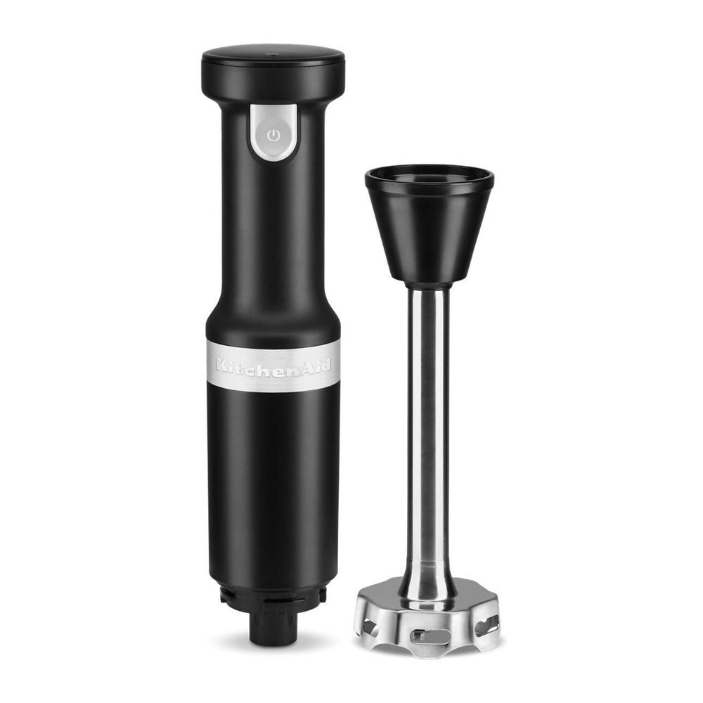 KitchenAid KHBBV53BM Cordless Variable Speed Hand Blender, Black Matte