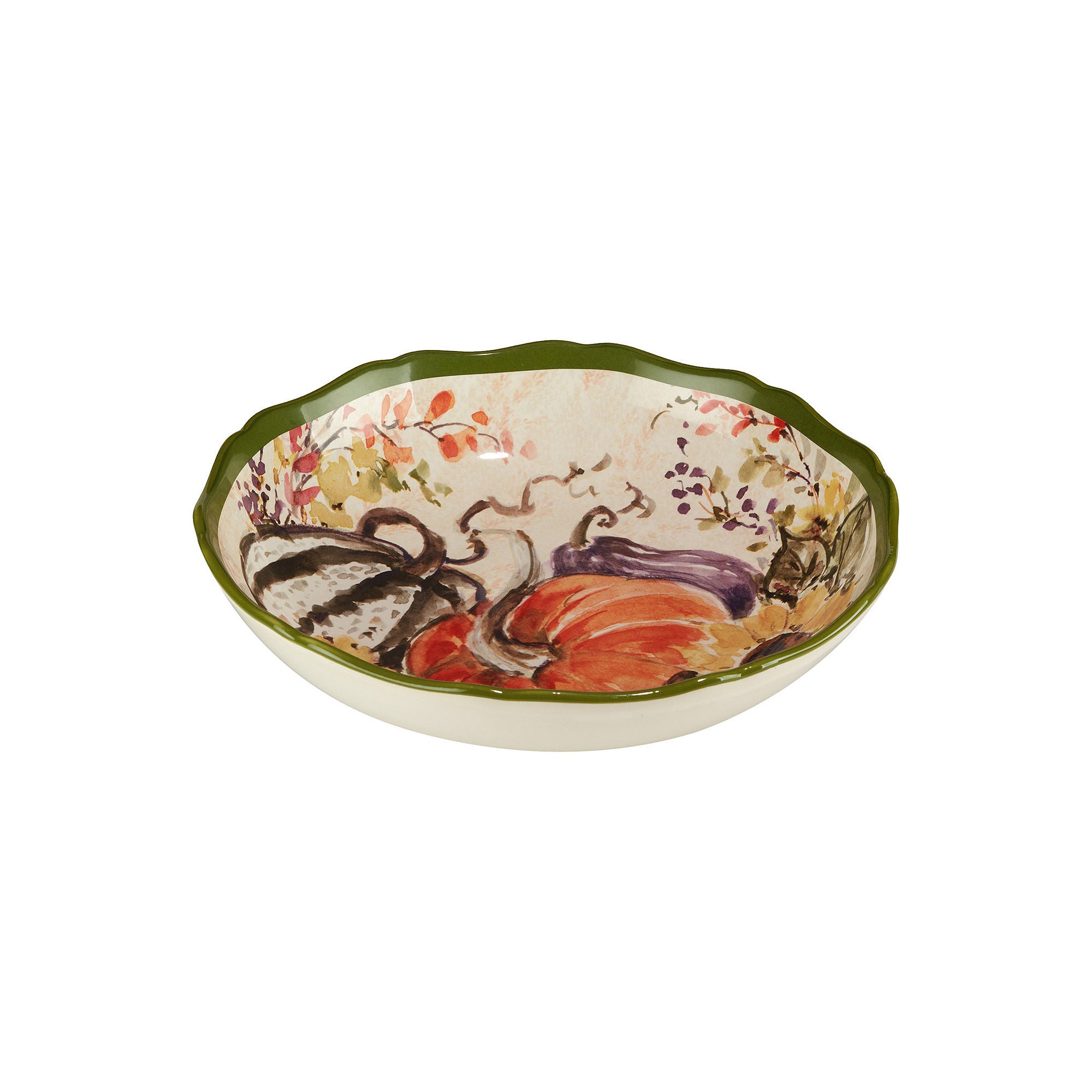 Certified International Harvest Morning Earthenware Serving Bowl 28956 - BEIGE ONE SIZE