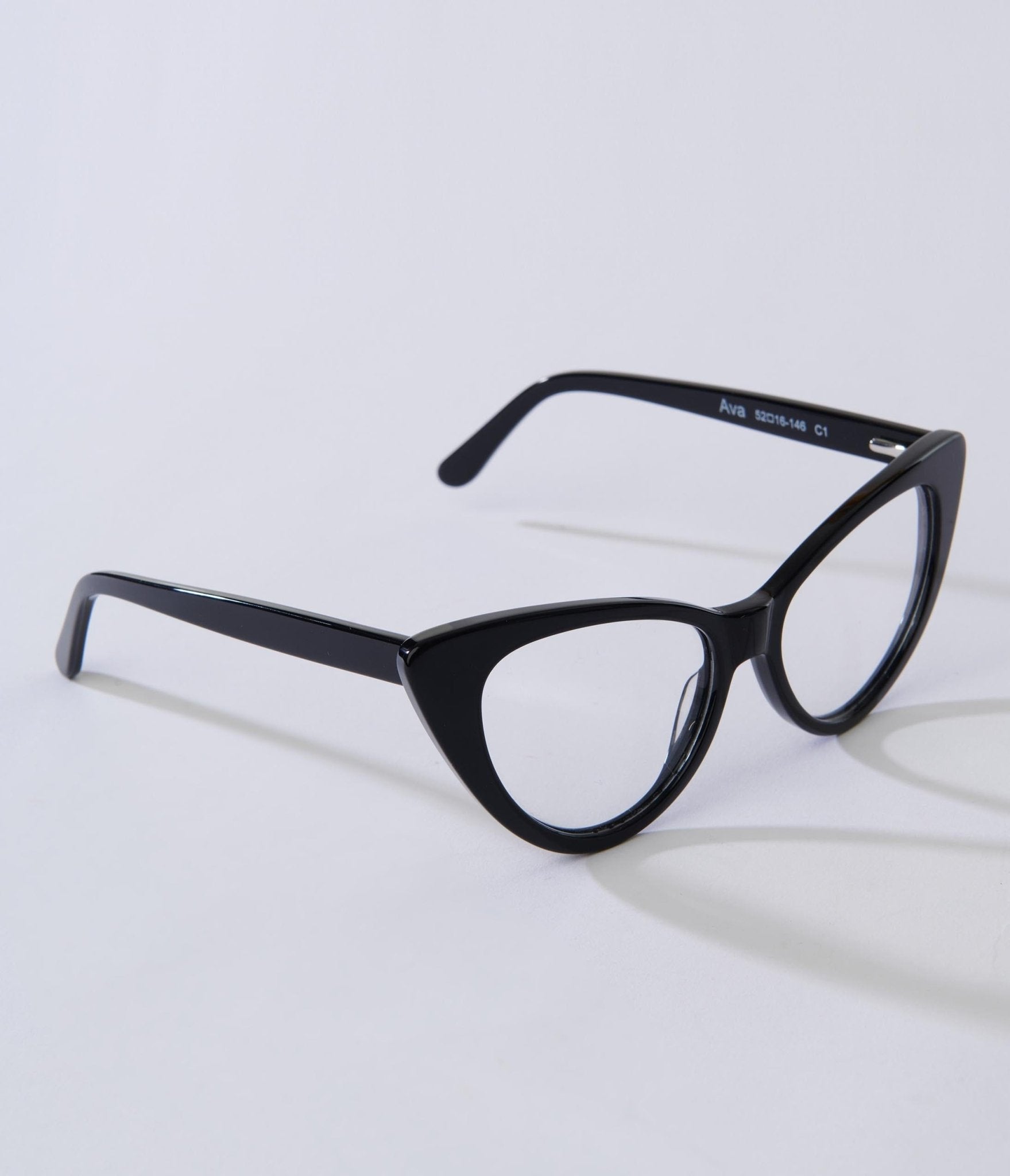 Black Rimmed Cat Eye Glasses