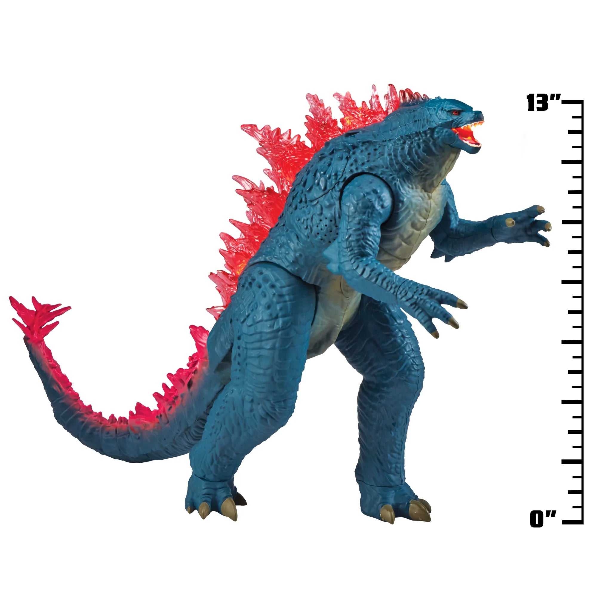 Playmates Toys 35584 Godzilla x Kong: 13 Mega Deluxe Heat Ray Misting Breath Godzilla Figure