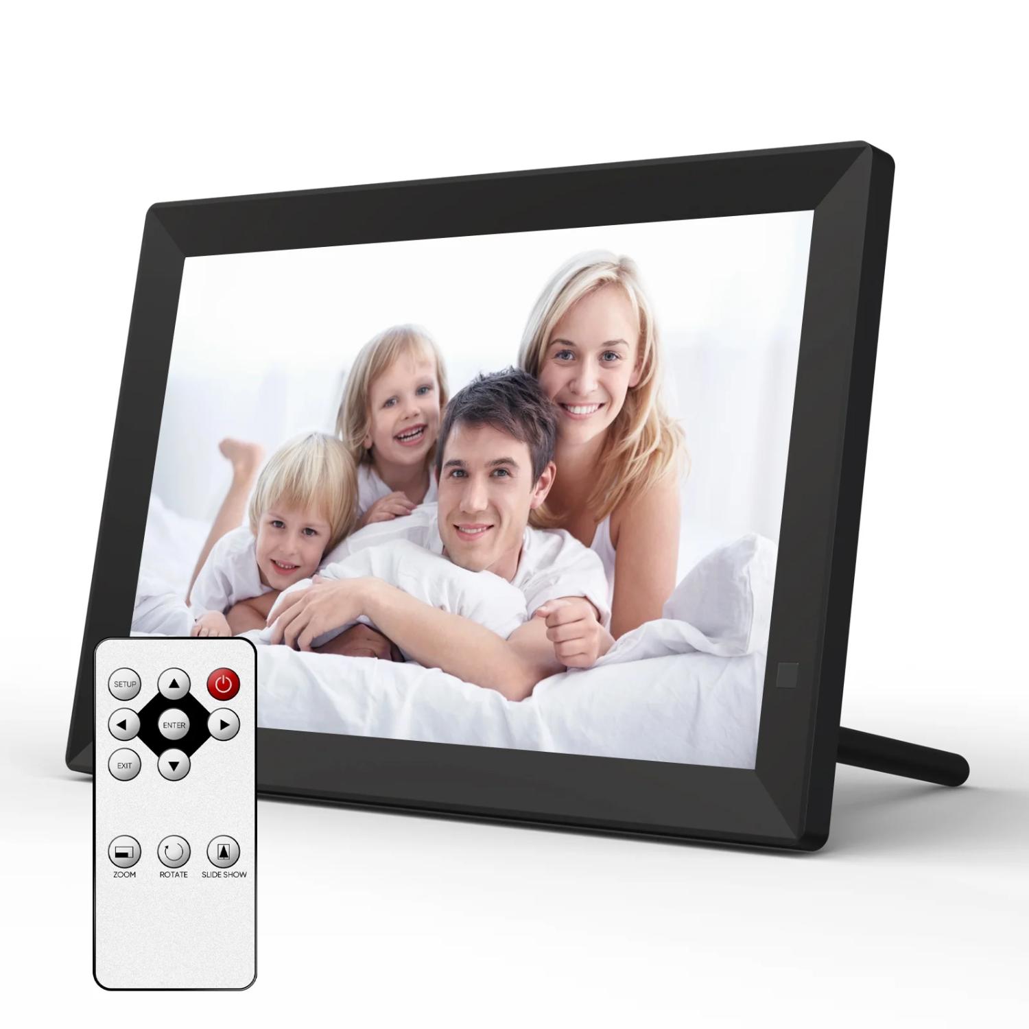 eco4life SDPF10S Digital Photo Frame with Remote Control 10.1