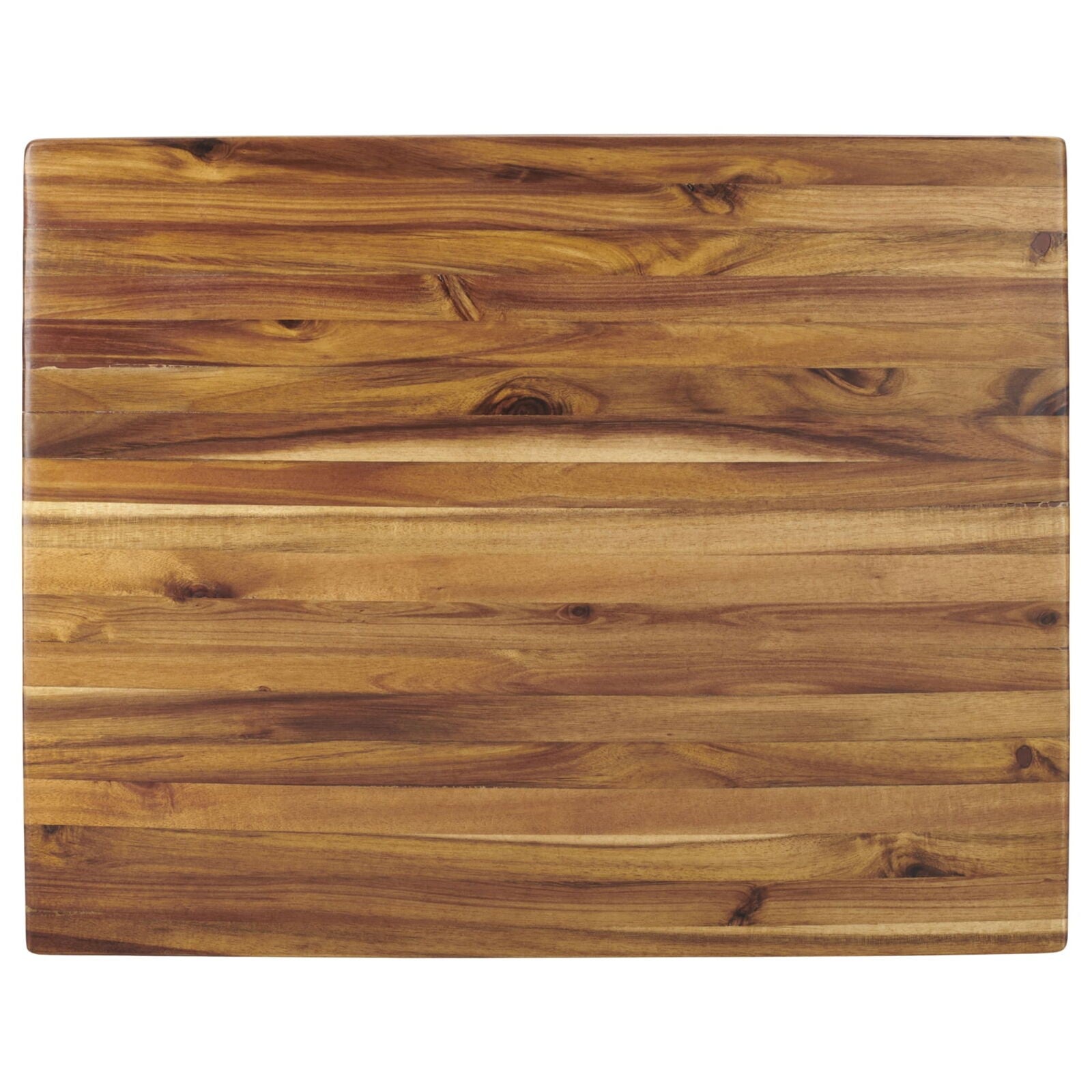 Architec 5902010 XL Edge-Grain Acacia Cutting Board & Chop Block, 18x23