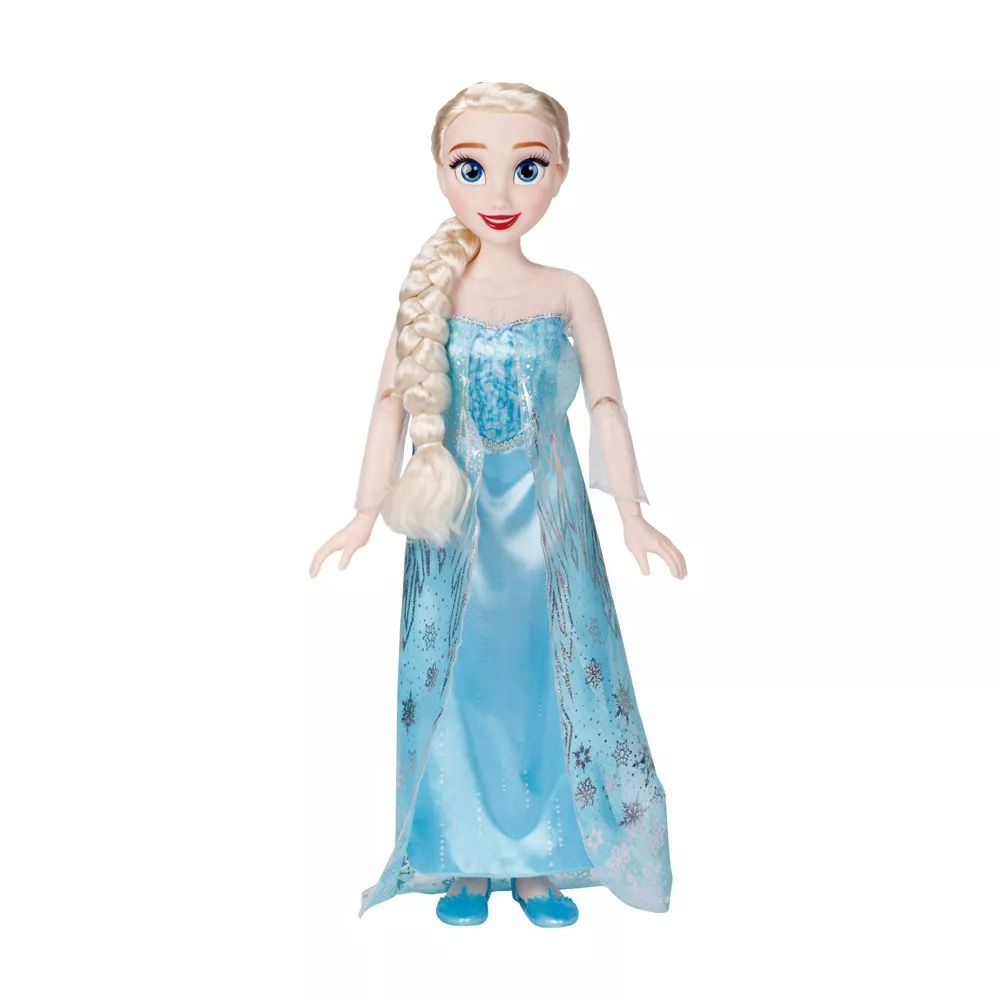 JAKKS PACIFIC INC. 229781-SOC Disney Frozen Classic Ice Powers and Music Playdate Elsa Doll