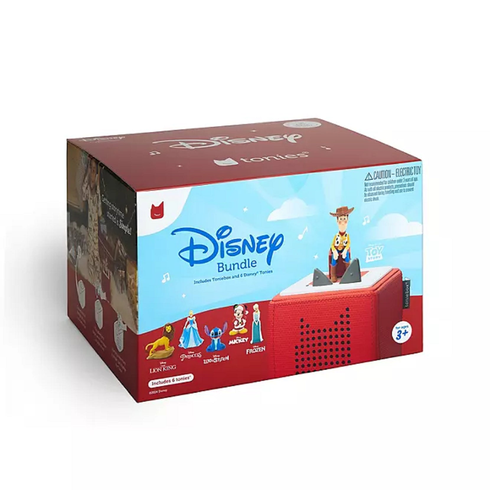 Tonies Disney Toniebox Bundle with 6 Audio Play Figurines