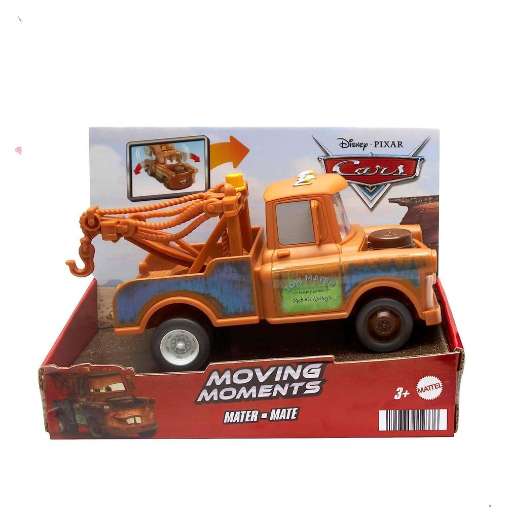 MATTEL HPH65 Disney Pixar Cars Moving Moments Toy Mater 7 Truck Mattel