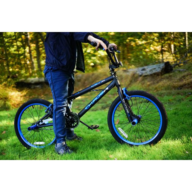 Kent Bicycles 92054 20 Chaos Boy's Bike, Matte Black/Blue