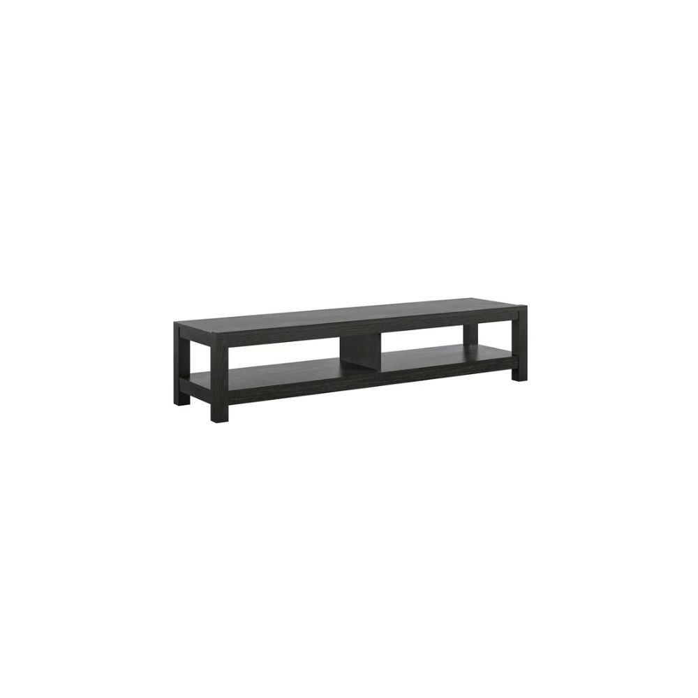 Mainstays 6595335WCOM Parsons TV Stand for TVs up to 65, Black Oak