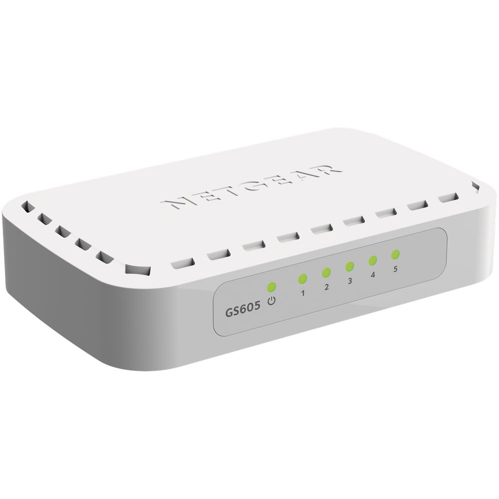 NETGEAR 5 Port Gigabit Ethernet Switch (GS605NA)