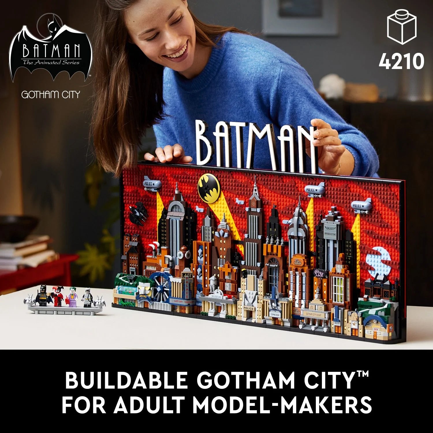 LEGO 76271 DC Batman: The Animated Series Gotham City Build and Display Set