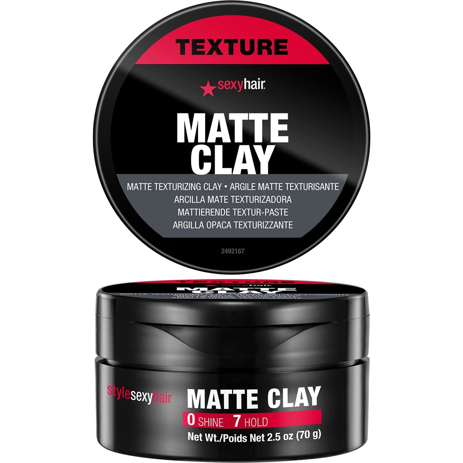 Style Sexy Hair I0121144 Matte Texturizing Clay by Sexy Hair for Men - 2.5 oz Clay