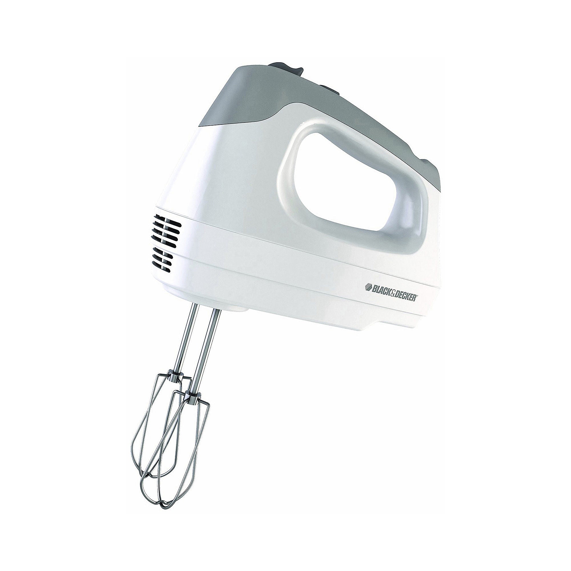 Black & Decker MX3000W 250-Watt Hand Mixer, White/Grey