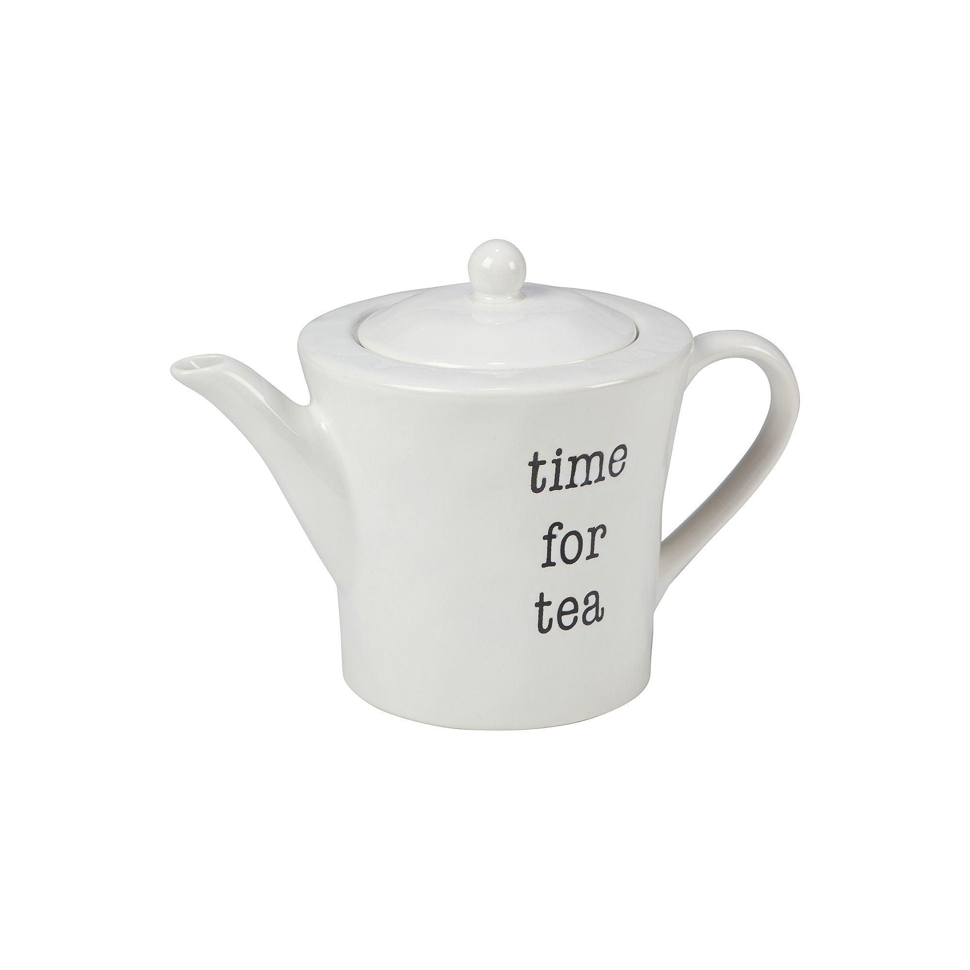 Certified International Just Words Earthenware Teapot 37138 - WHITE ONE SIZE