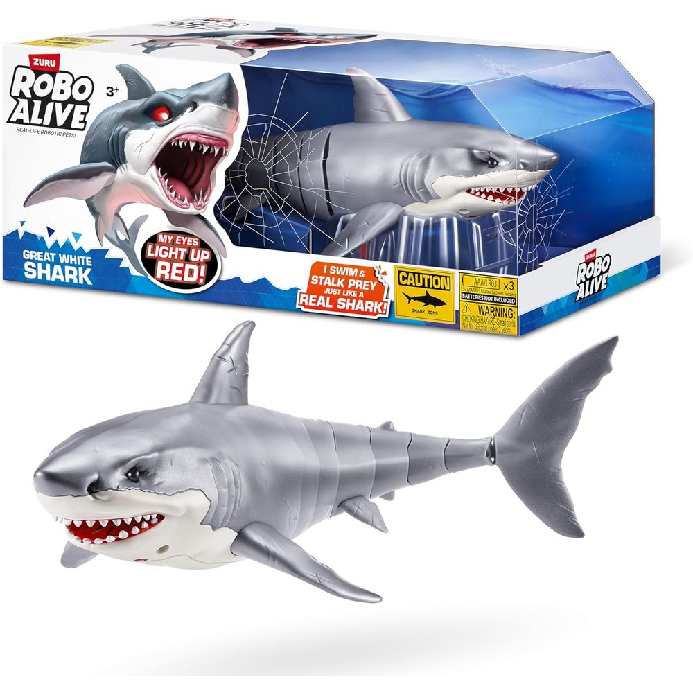 Zuru 71126 Robo Alive Great White Shark Series 1