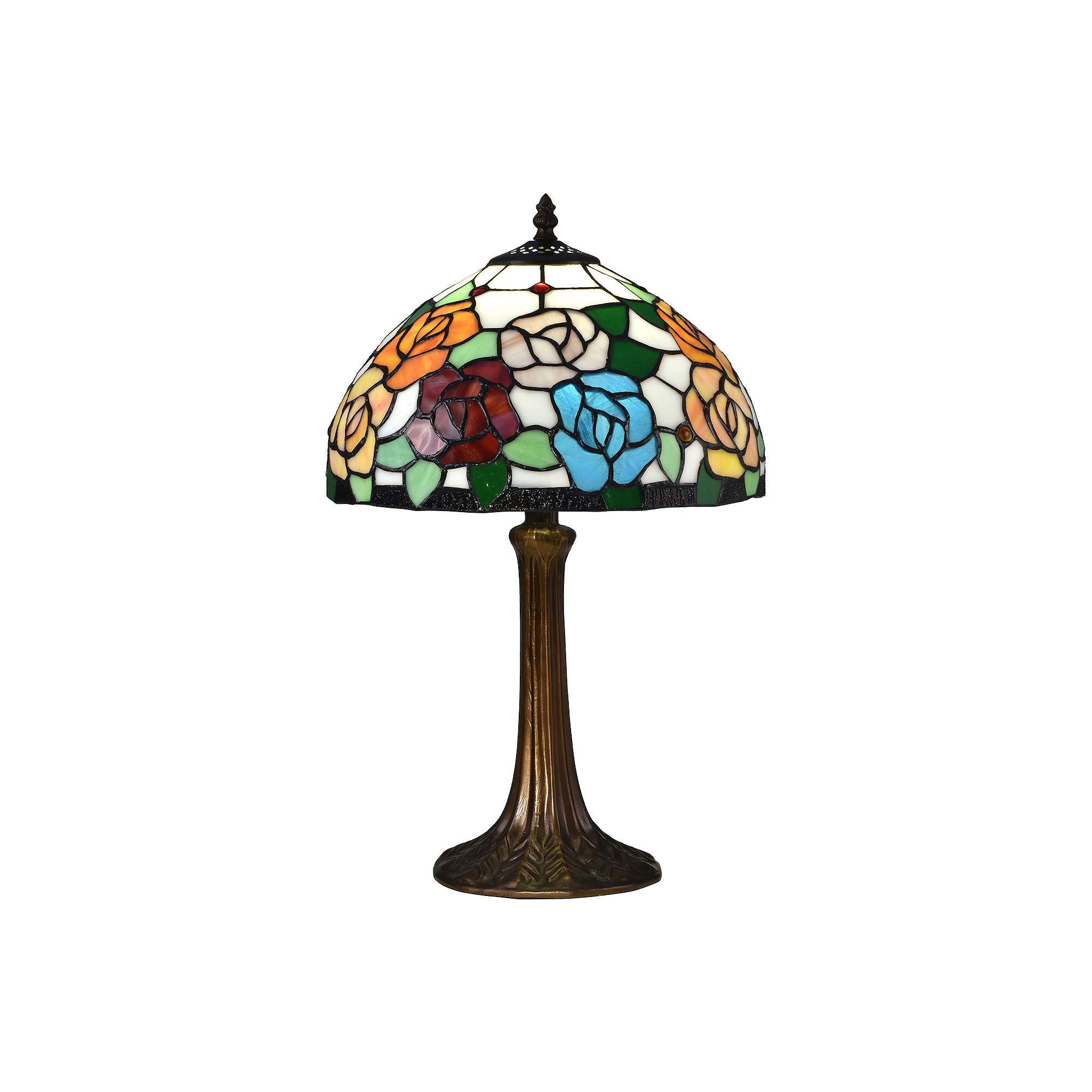 Dale Tiffany 19.5 Manor Tiffany Table Lamp - WHITE ONE SIZE