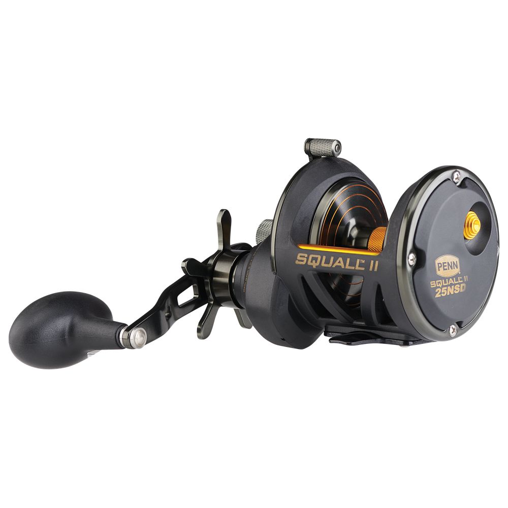 Penn SQLII25NSD Squall II Star Drag, Size 25N Fishing Reel, Right Handle Position