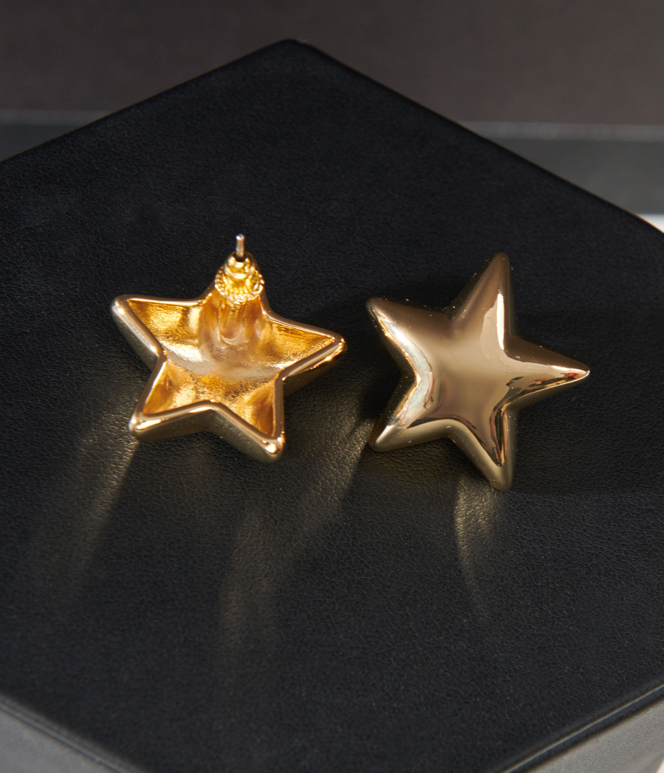 14K Gold Dipped Star Stud Earrings