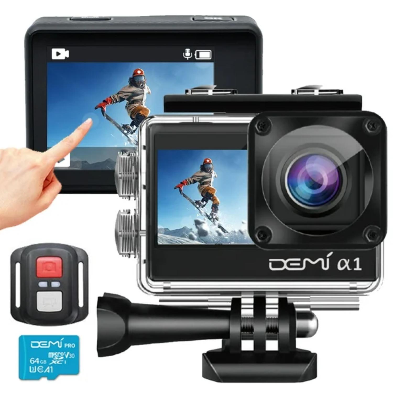 Demi Digi Your Life Action Camera 4K 30FPS 1080P (20 MP)