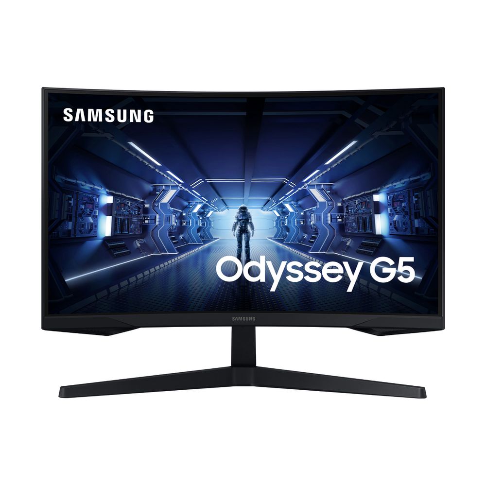 Samsung LC27G54TQWNXZA 27 WQHD Gaming Monitor With 1000R HDR Curved Screen, Black