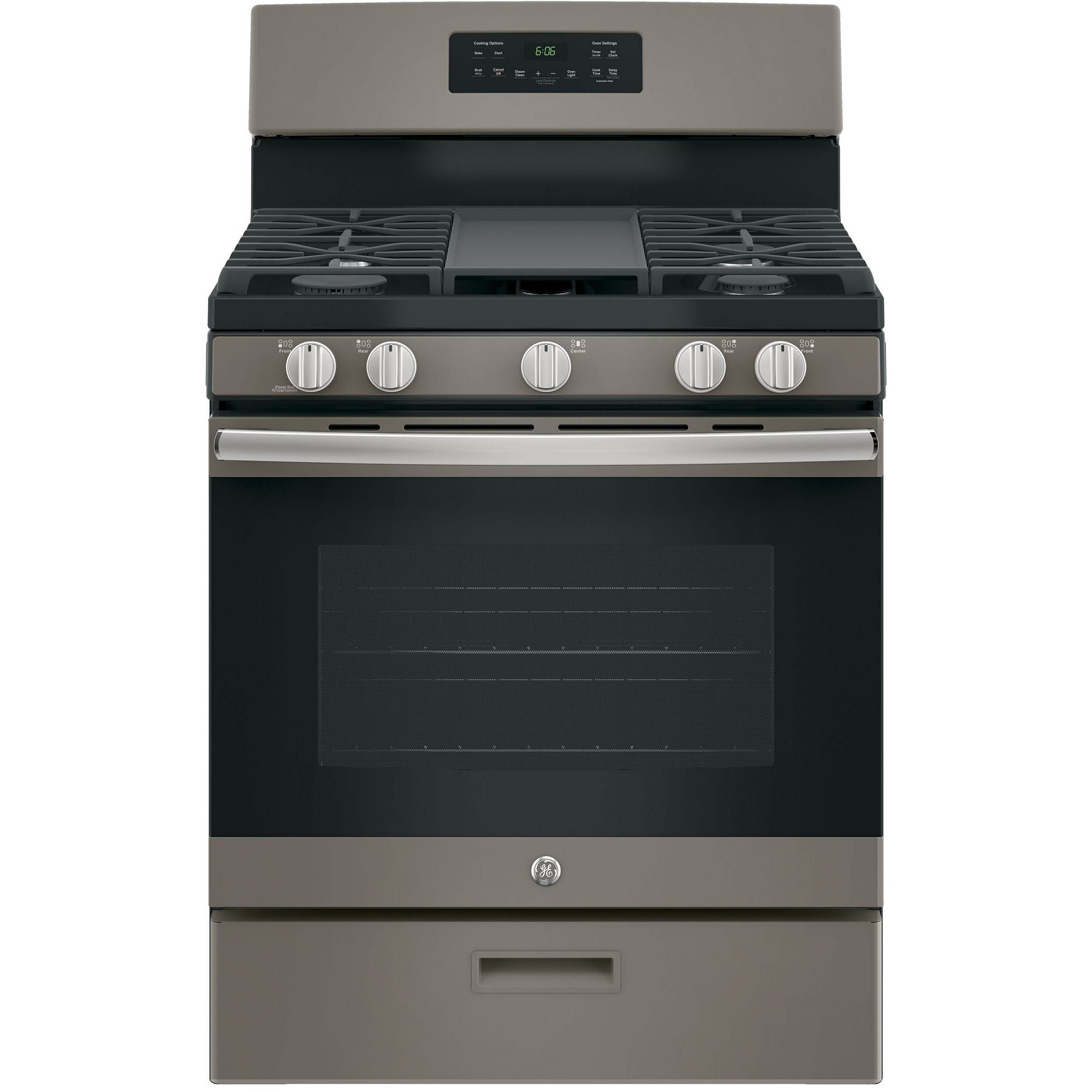 GE JGBS66EEKES 30 Slate Gas Sealed Burner Range