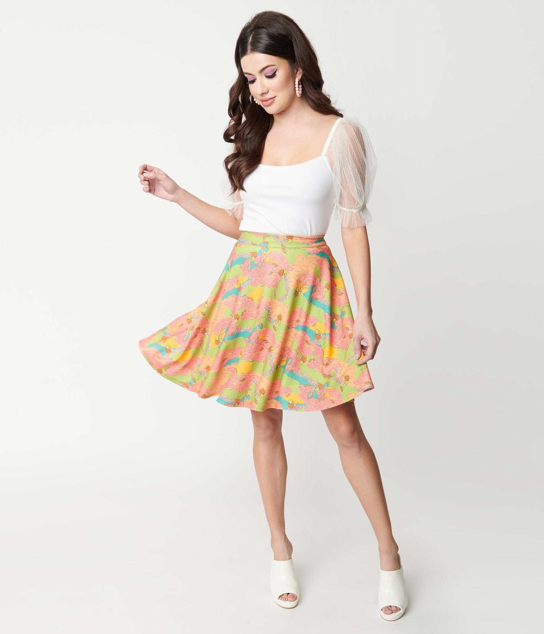 Smak Parlour Walk In The Park Print Sweet Talk Skirt