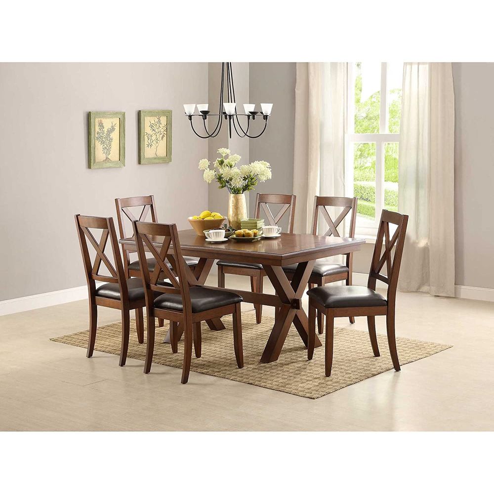 Better Homes & Gardens BH44-084-399-01 Maddox Crossing Dining Chair, Set of 2, Brown