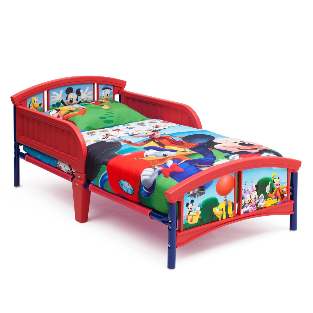 Delta Children Plastic Toddler Bed, Disney Mickey Mouse