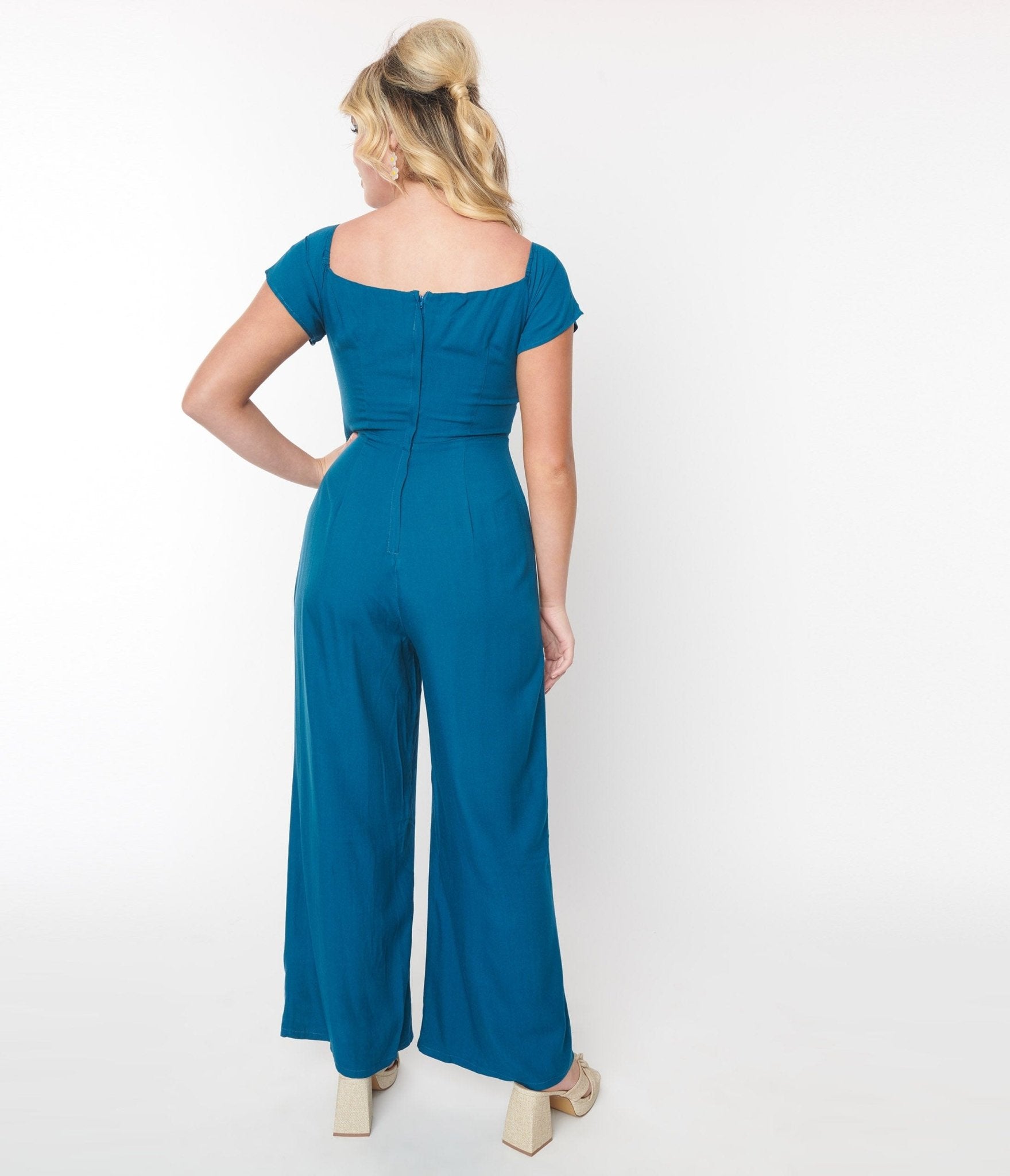 Collectif Teal Roisin Jumpsuit