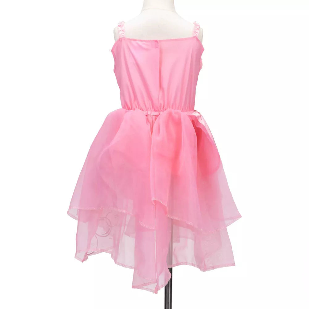 Wicked Girl's Deluxe Glinda Pink Bubble Dress Up, 4-6Y