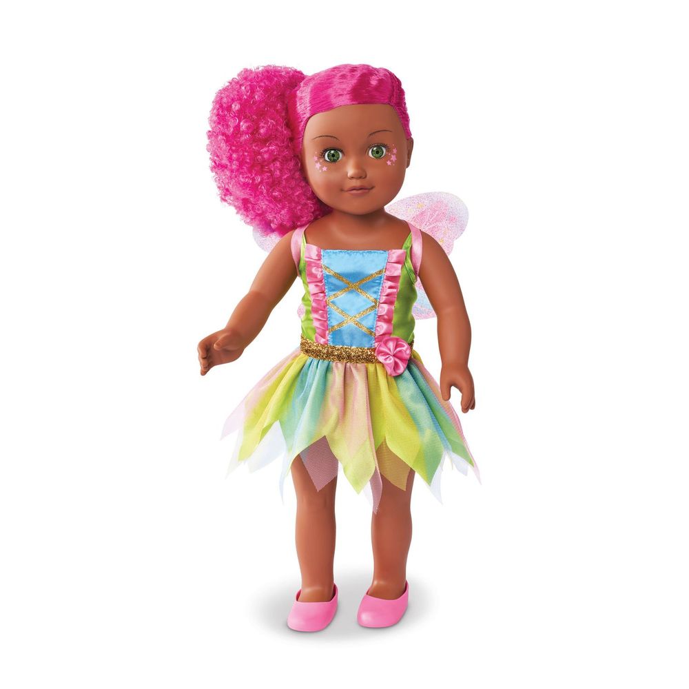 My Life As 19636 Elora Posable 18-inch Doll, Pink Hair, Green Eyes