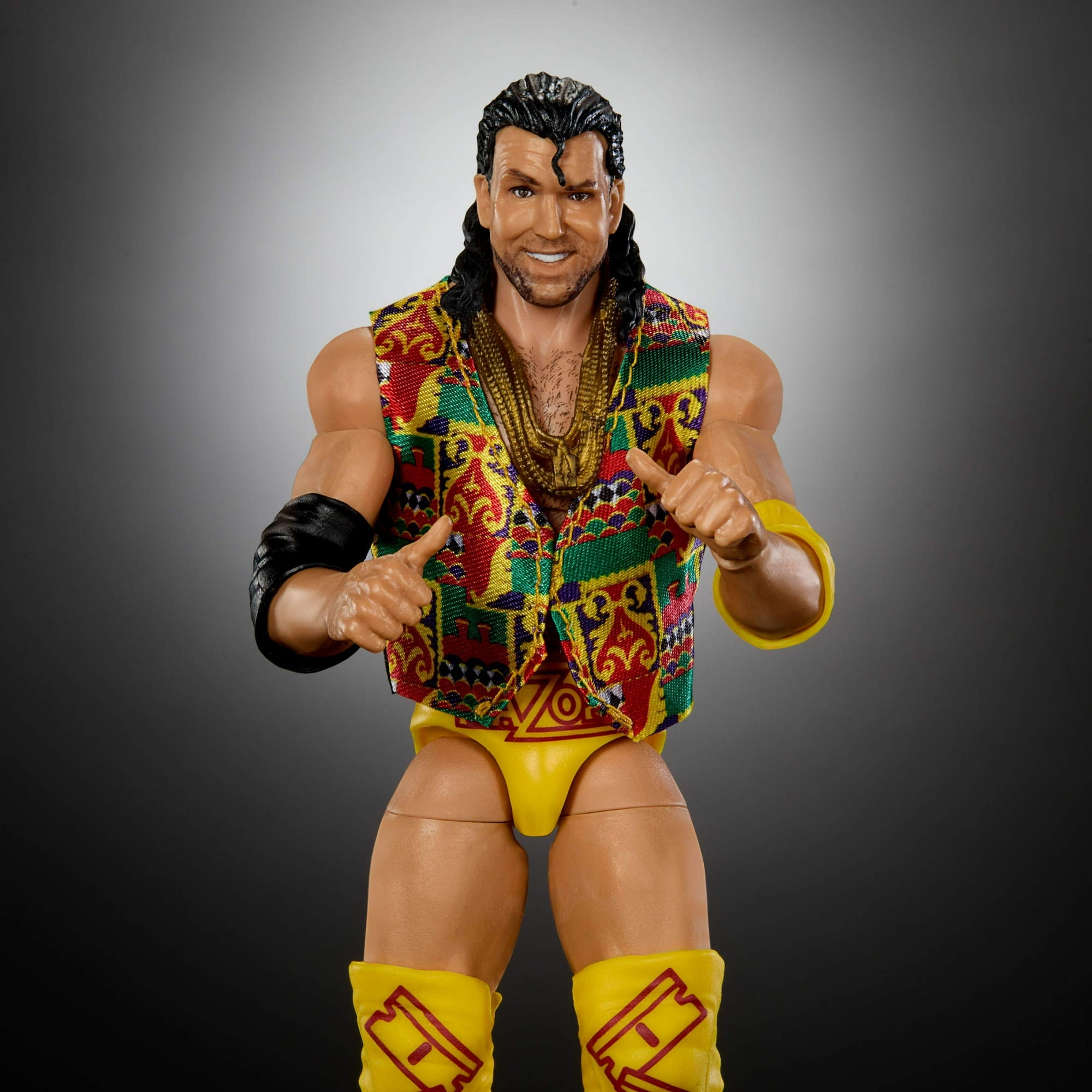 WWE Monday Night War Elite Collection Razor Ramon Action Figure & Accessories, Build-a-Figure Parts - Multicolor