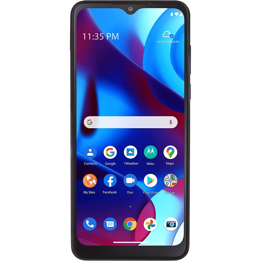 Motorola TVMTXT2163DCP Total by Verizon Moto G Pure, 32GB, Blue, Prepaid Smartphone, Locked