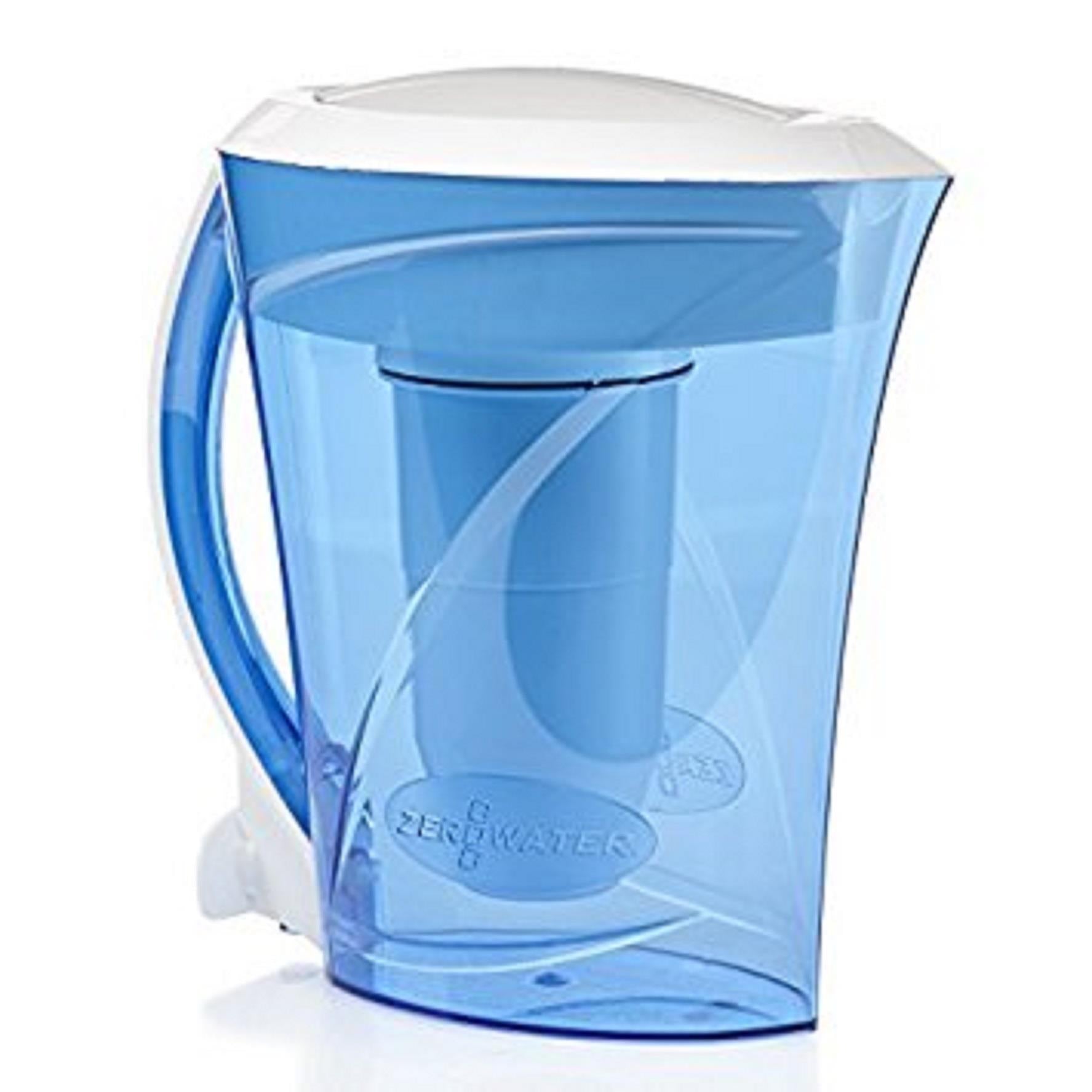 ZeroTechnologies LLC ZD-012RP 12-Cup Ready-Pour Pitcher with Free TDS Meter