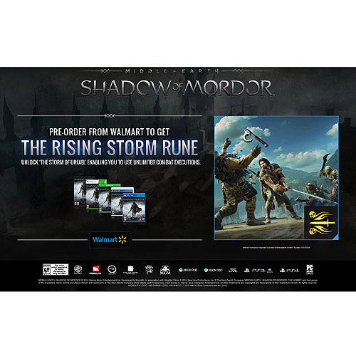 Warner Bros. Games Middle Earth: Shadow of Mordor Sony PlayStation 4