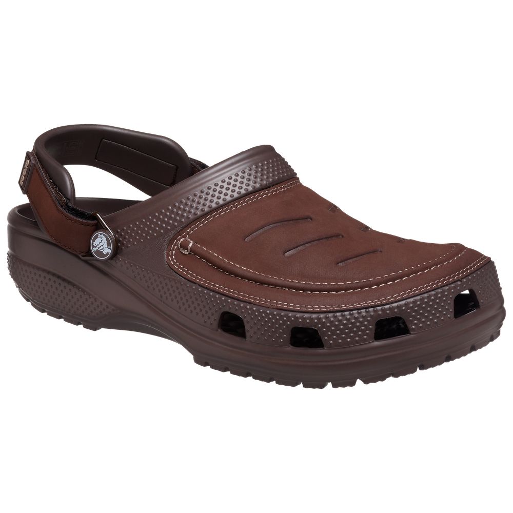 Crocs Yukon Vista II LiteRide Clogs for Men - Espresso/Mushroom - 13M