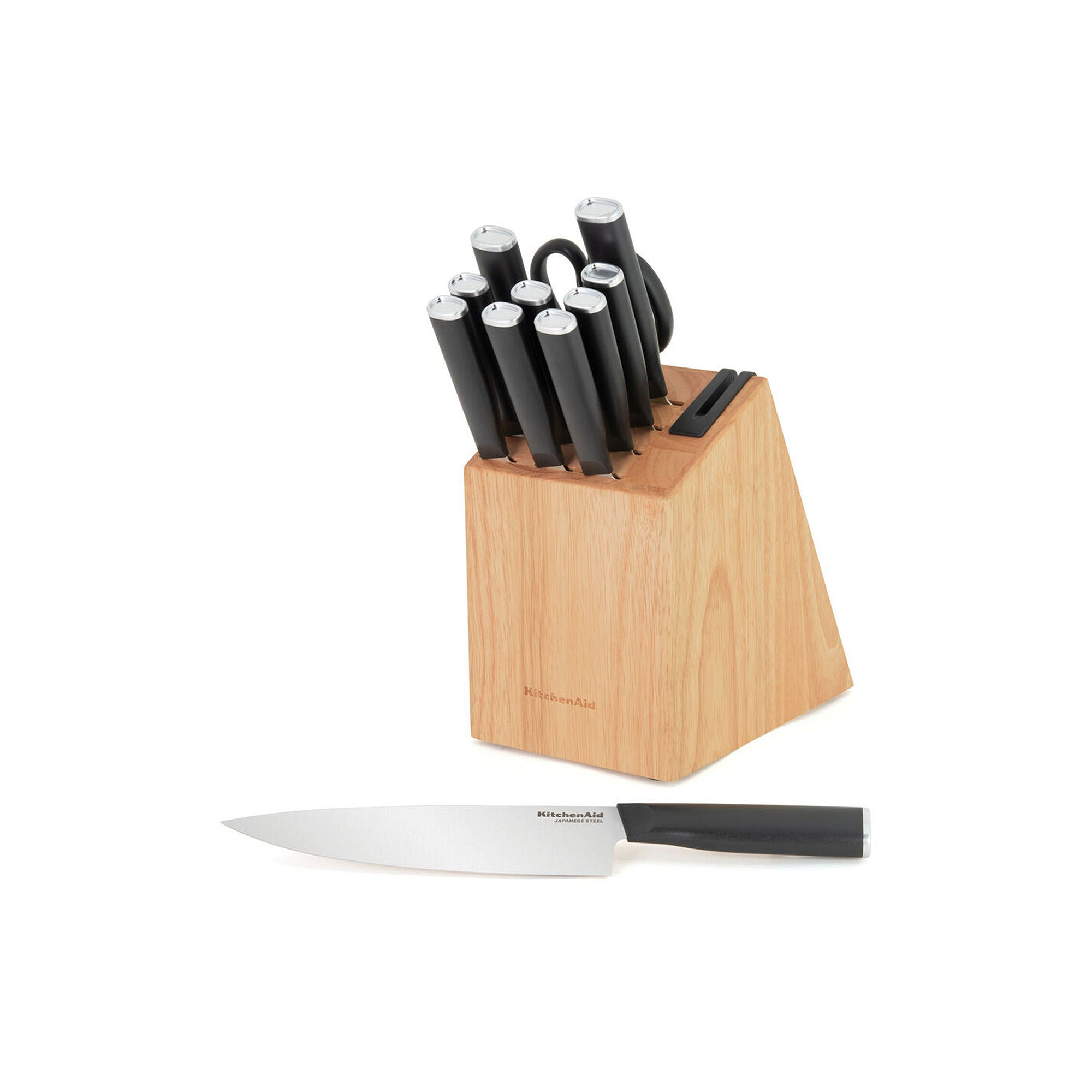 Kitchenaid 12-Pc. Knife Block Set - BLACK ONE SIZE